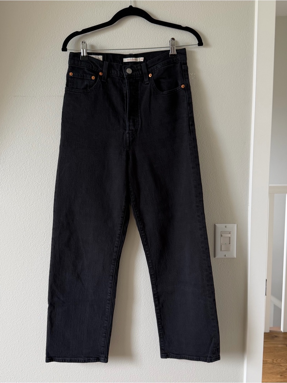 levi’s premium ribcage straight ankle jeans